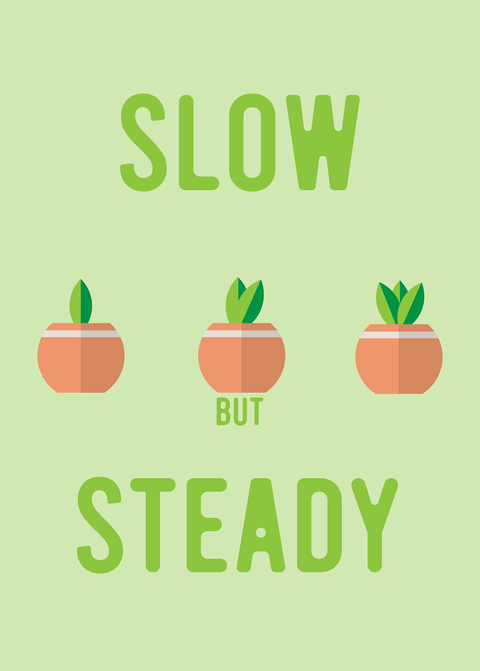 Plants are Slow but Steady