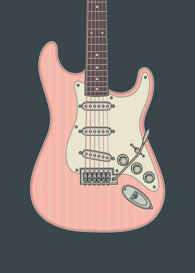 Shell Pink Strat