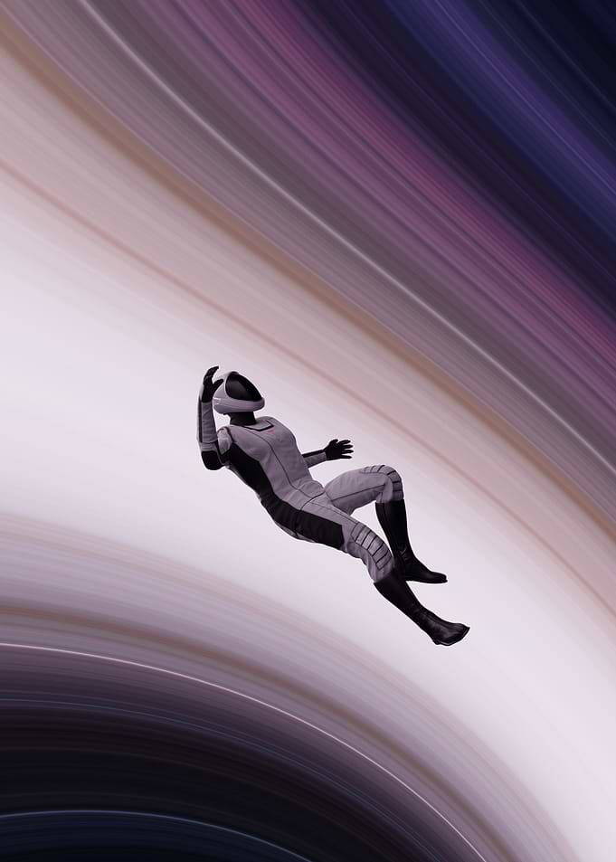 Distorted Space Scene