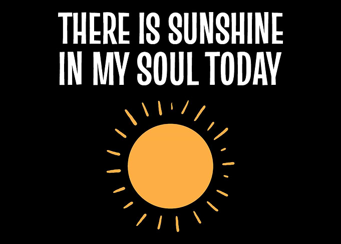 Sunshine my soul Traveler