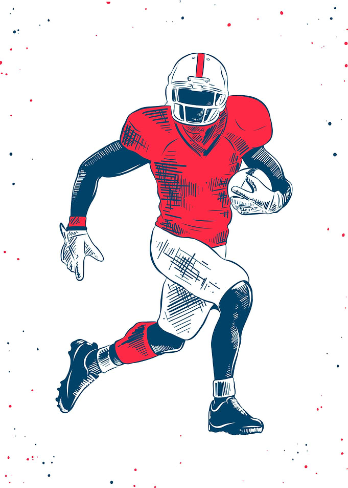 American Football SportArt