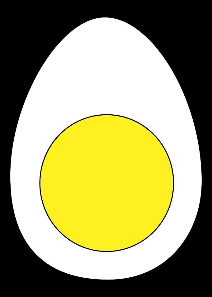 Deviled Egg Fried Eggs