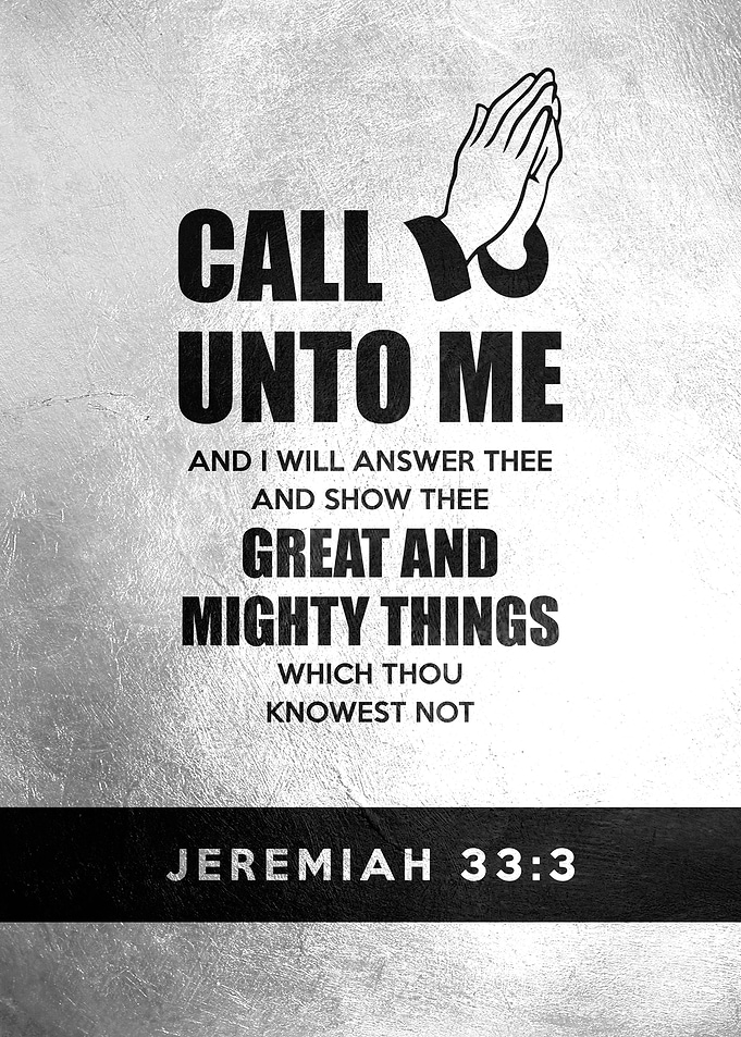Jeremiah 33 3