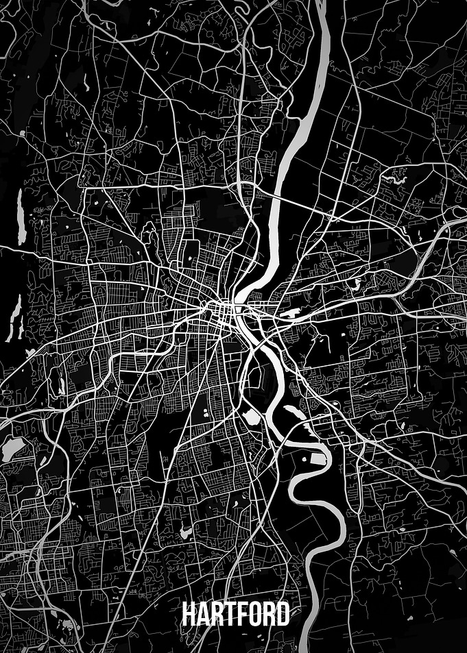 Hartford dark map
