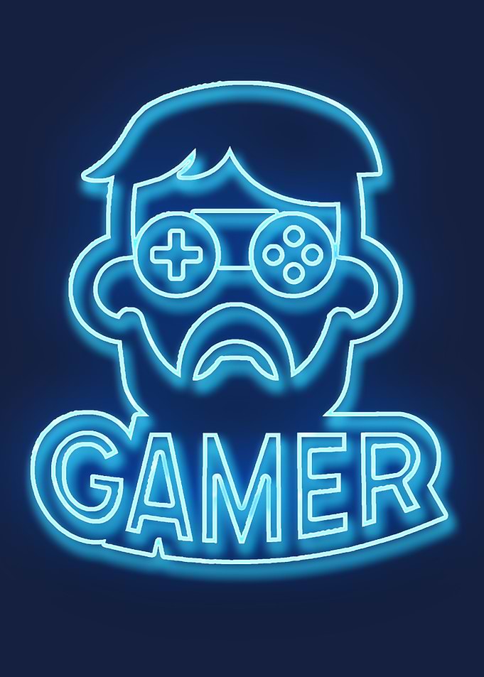 Gamer boy Gaming