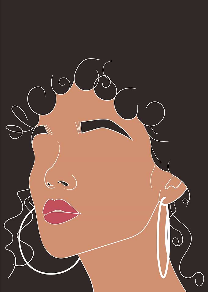 Minimal Female Portrait