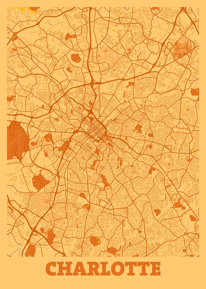 Charlotte Sunset City Map