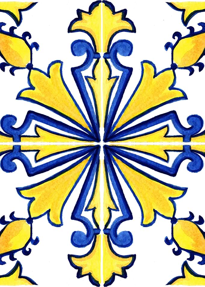 Portuguese Tile Pattern 01