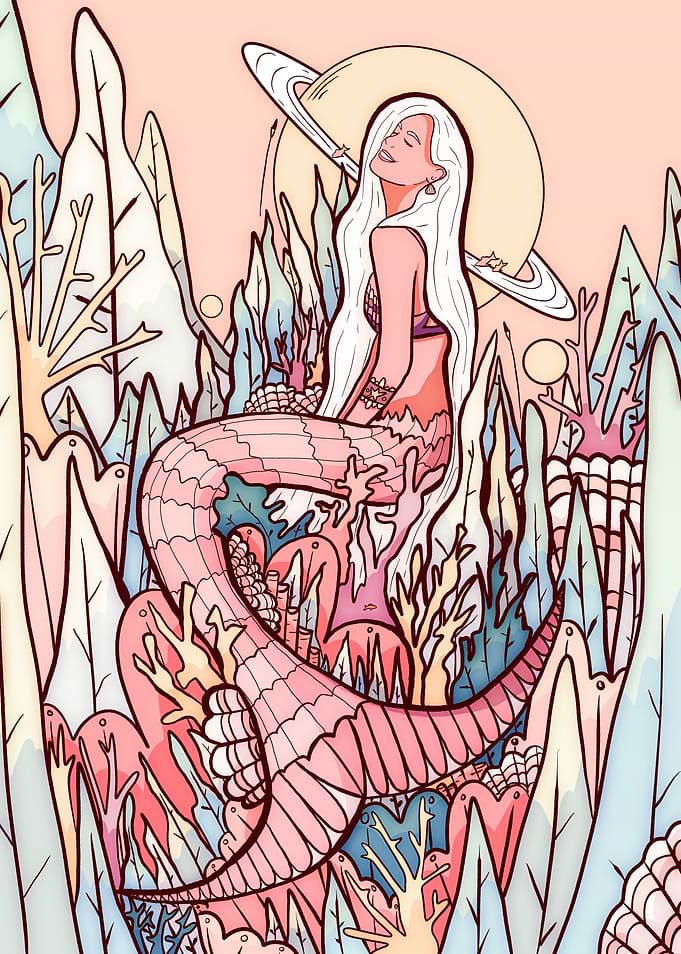 Mermaid from other world