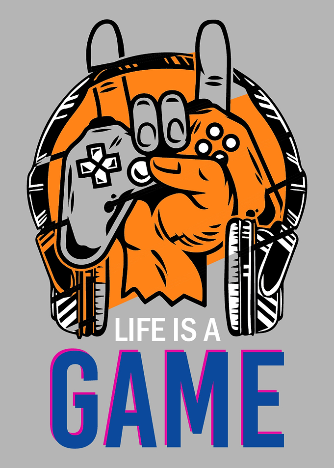 Life is a Game Gamer Quote