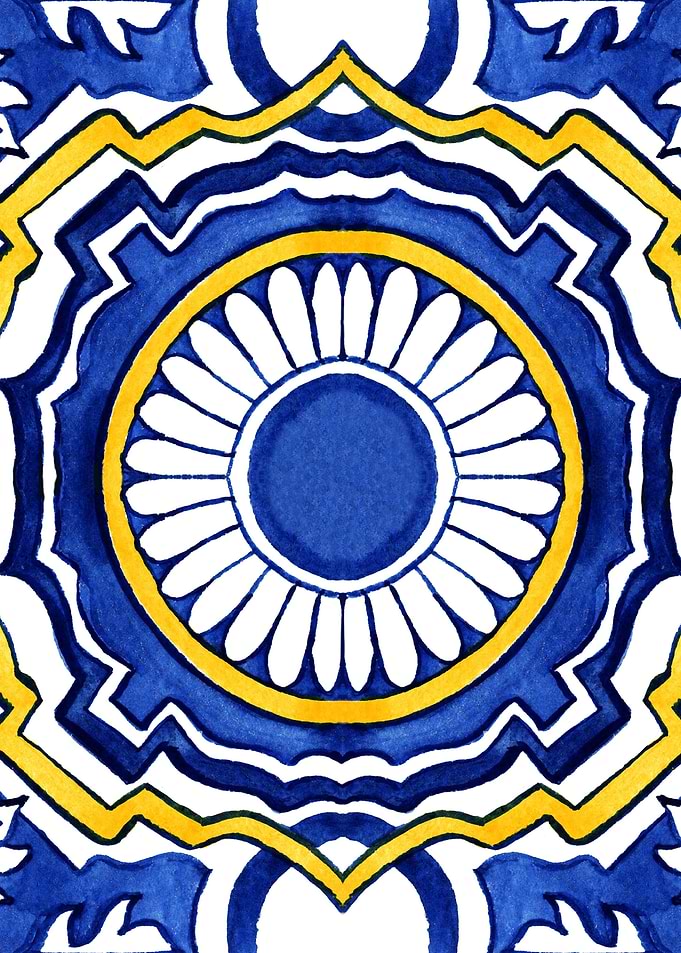 Portuguese Tile Pattern 10