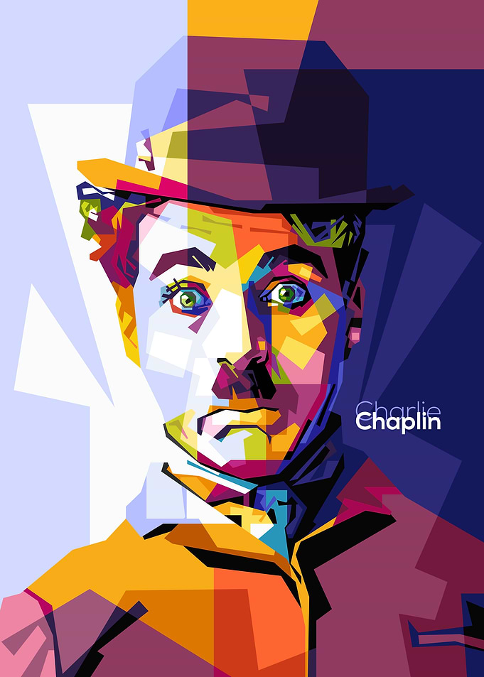 Charlie Chaplin Pop Art