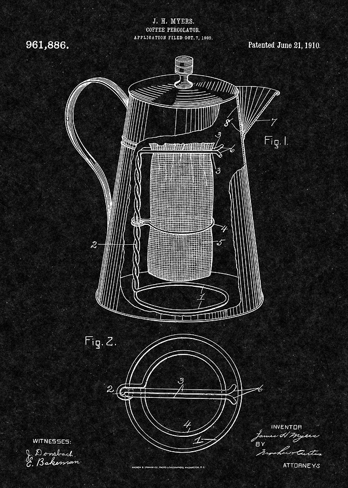 Coffee Percolator Patent