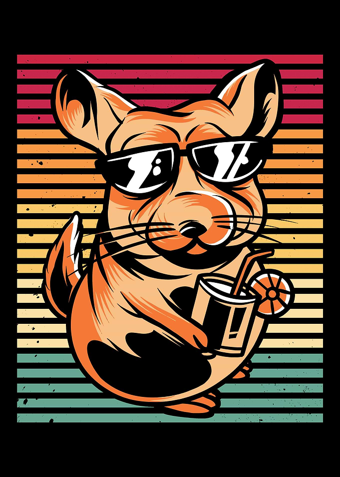 Retro Chinchilla Vintage