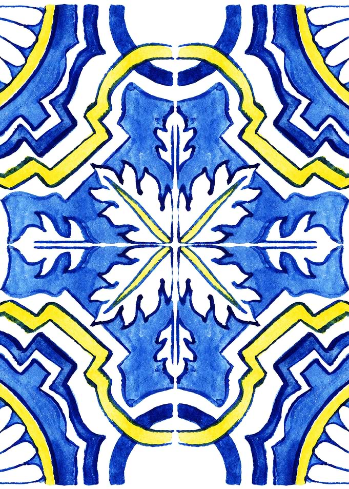 Portuguese Tile Pattern 08