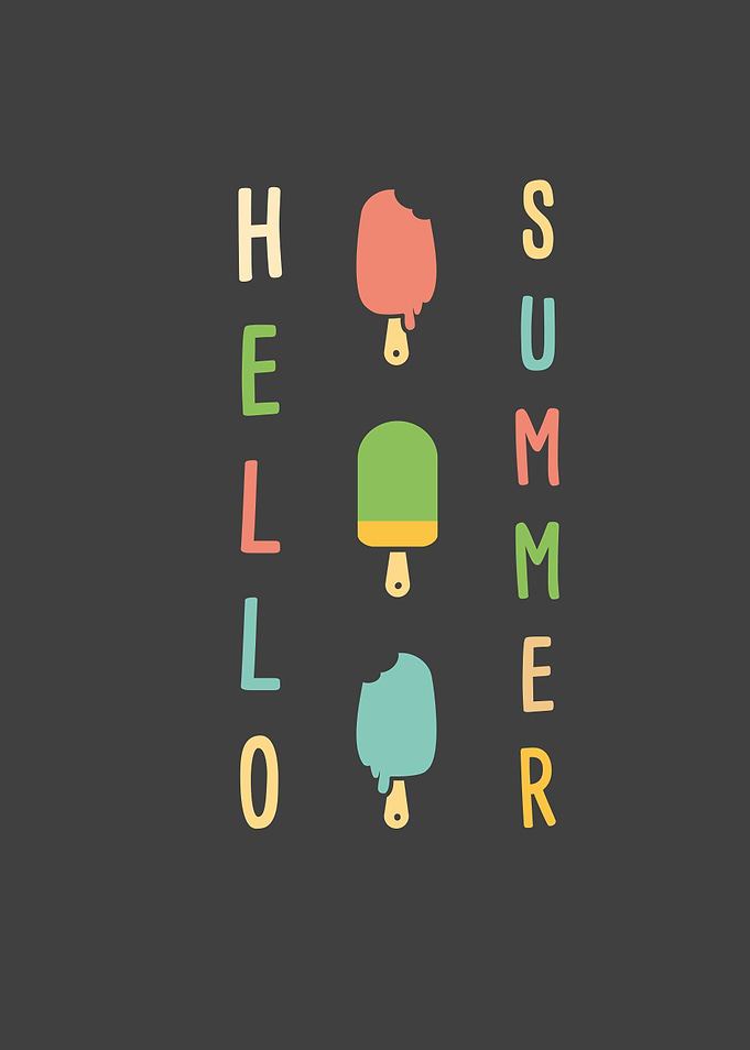Hello Summer Vacation Ice