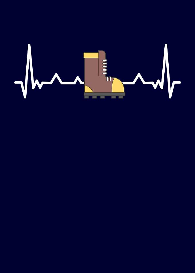 Heartbeat And Hiking Boots