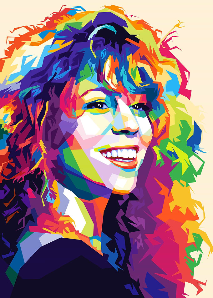 Mariah Carey Wpap pop art