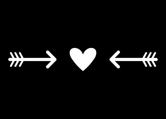 Heart arrows