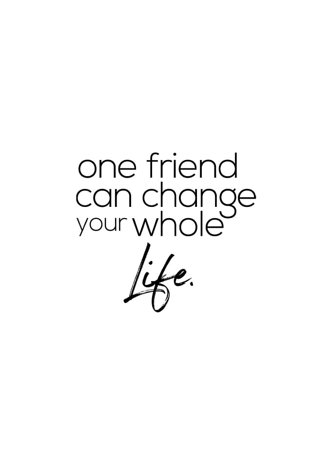 Friends Quotes Wall Poster