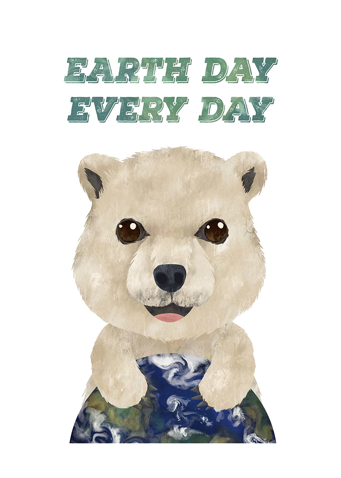 Earth day Polar Bear