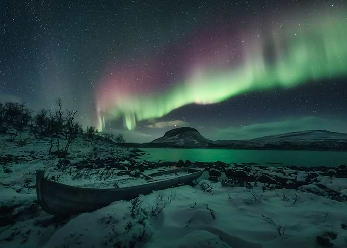 Abandoned Under Auroras