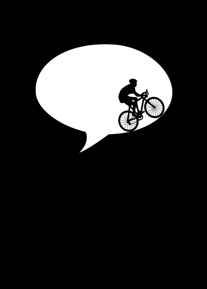 Speech Balloon Bicycle