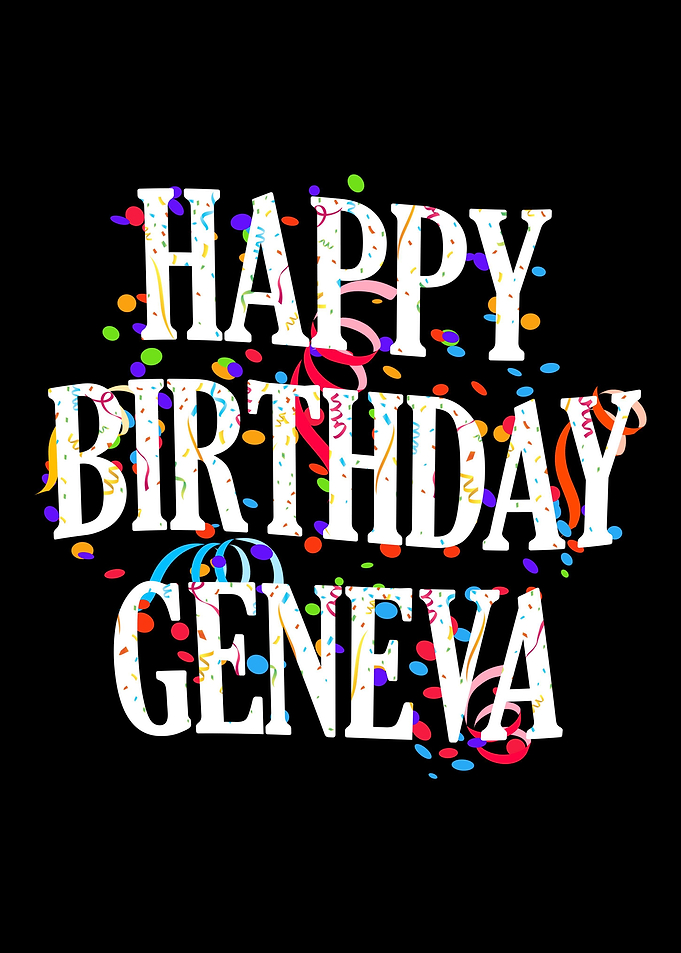 Happy Birthday Geneva