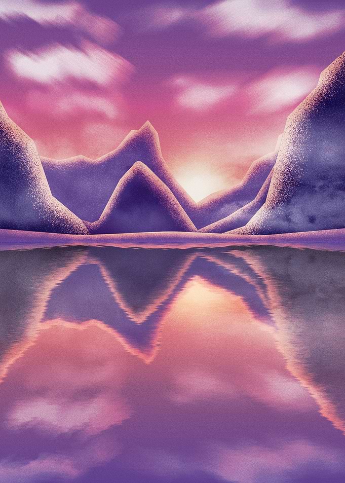 Milford Sound Illustration