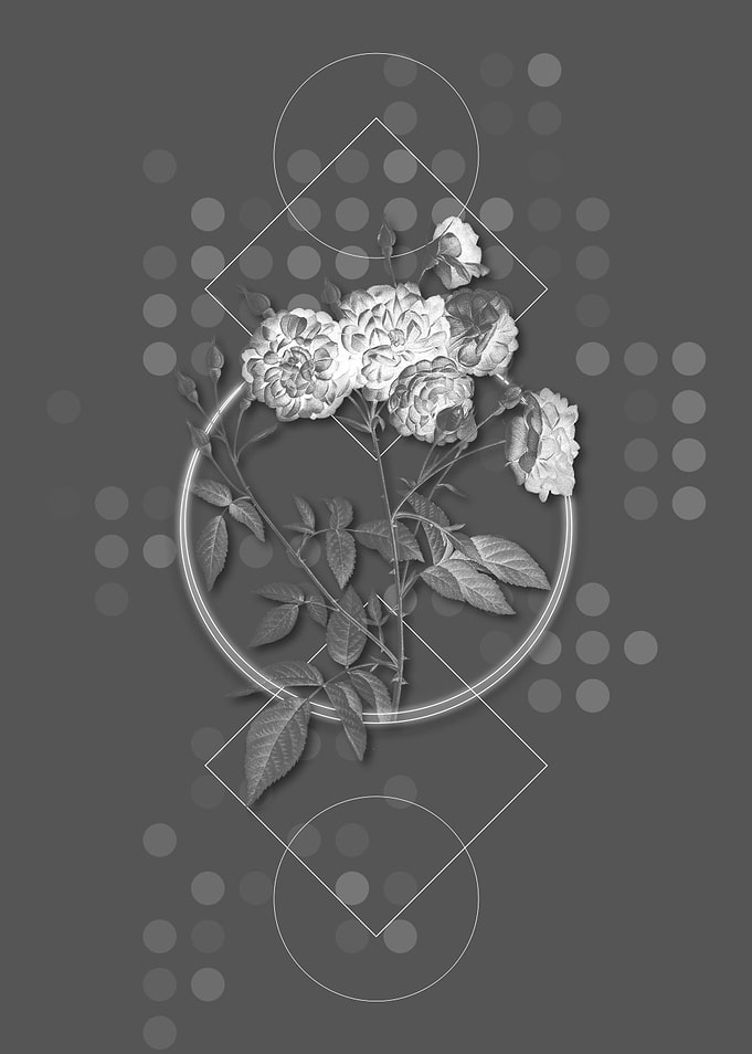 Vintage Ternaux Rose Bloom