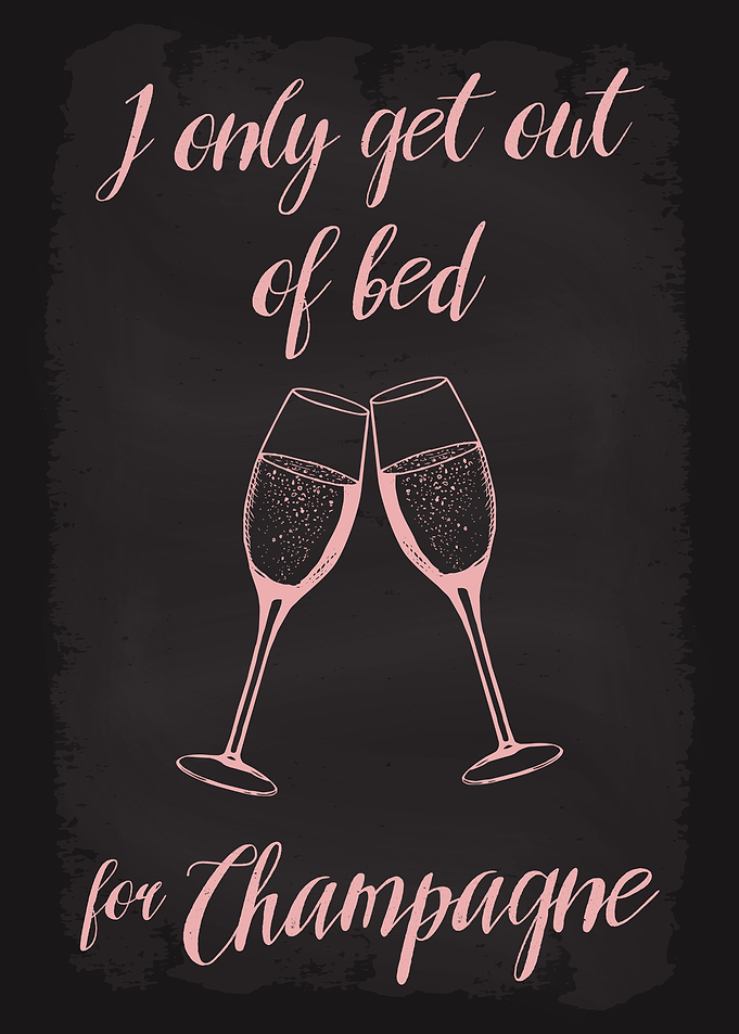 Champagne Prosecco Bed