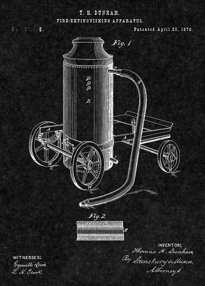 Firefighter Vintage Patent