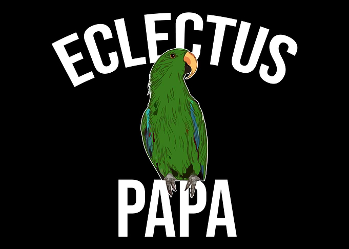 Eclectus Papa Parrot Bird