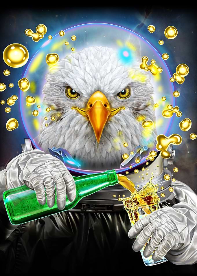 Astronaut Bald Eagle