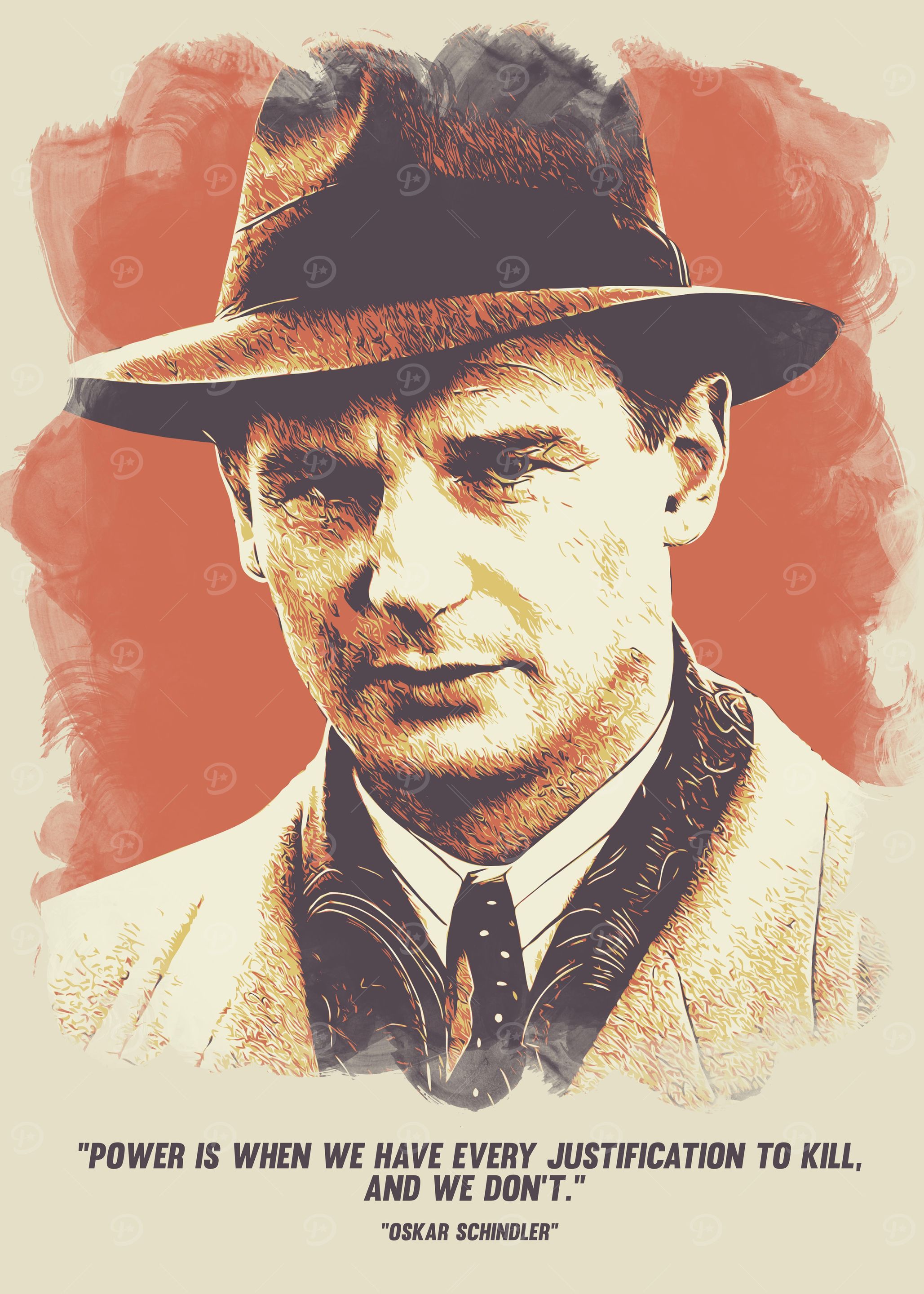 Oskar Schindler Artwork