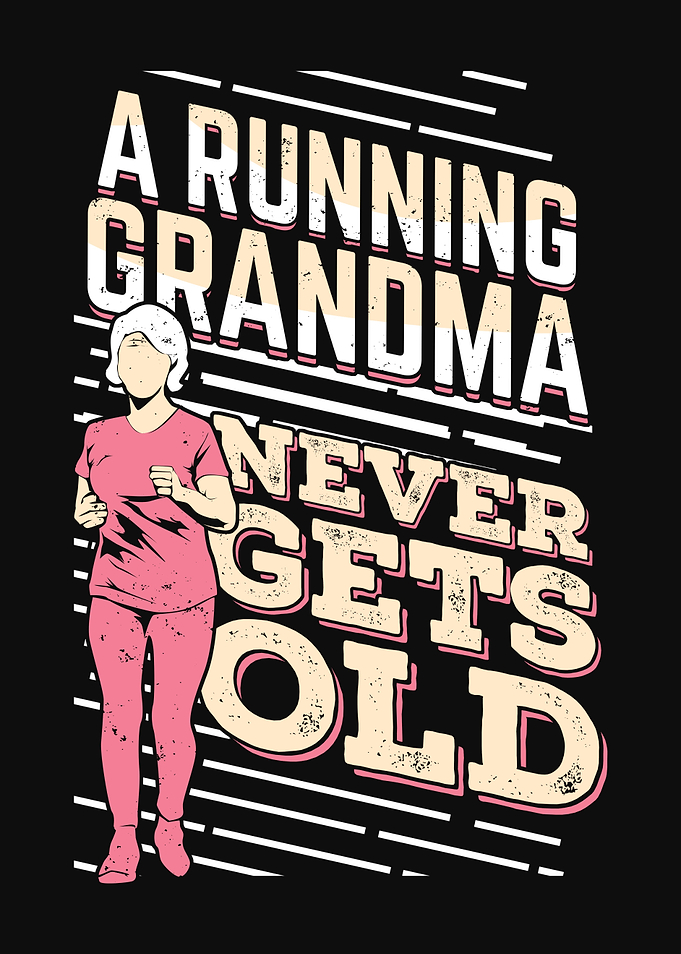 Running Grandma Design
