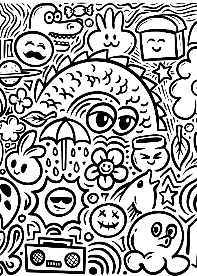 Doodle Poster Illustration