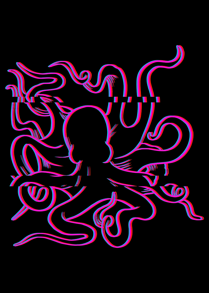 GAME OVER Aesthetic glitch