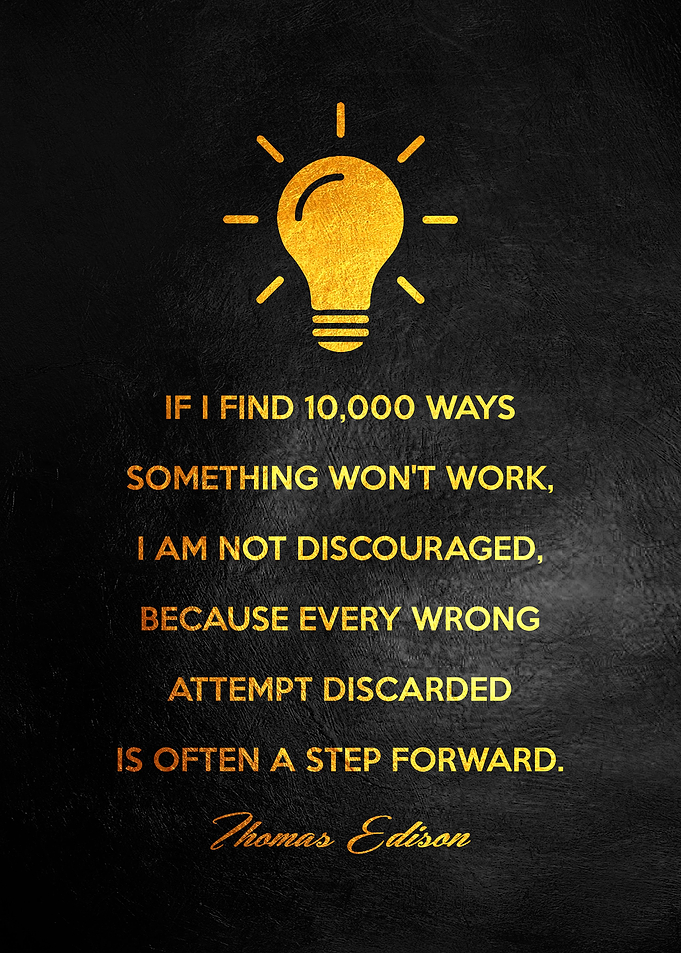 Thomas Edison on Failure