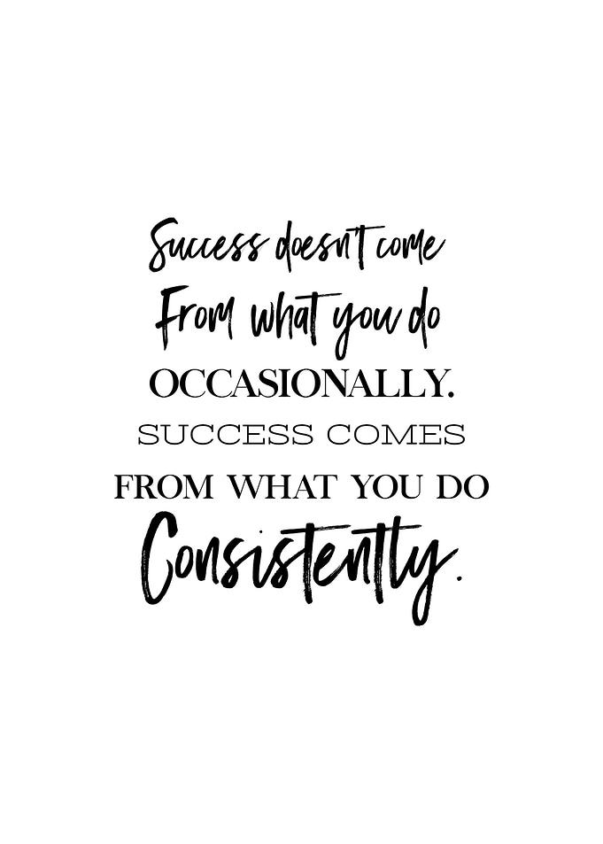 Success Quotes Wall Poster