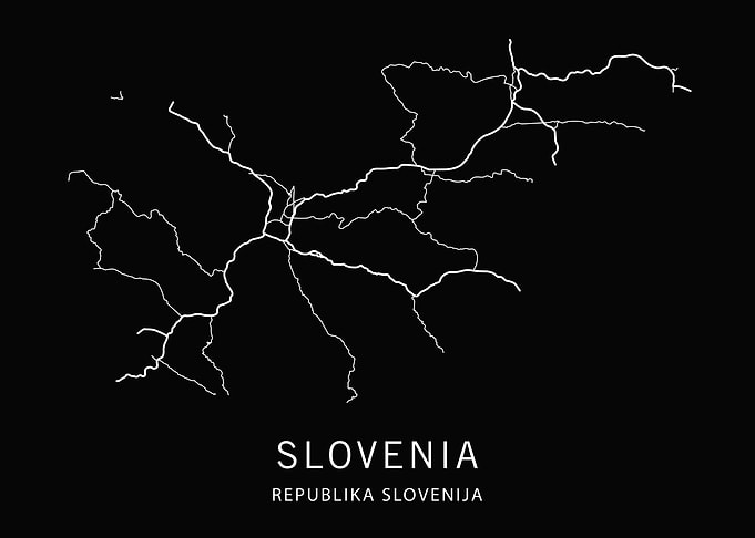 Slovenia Road Map