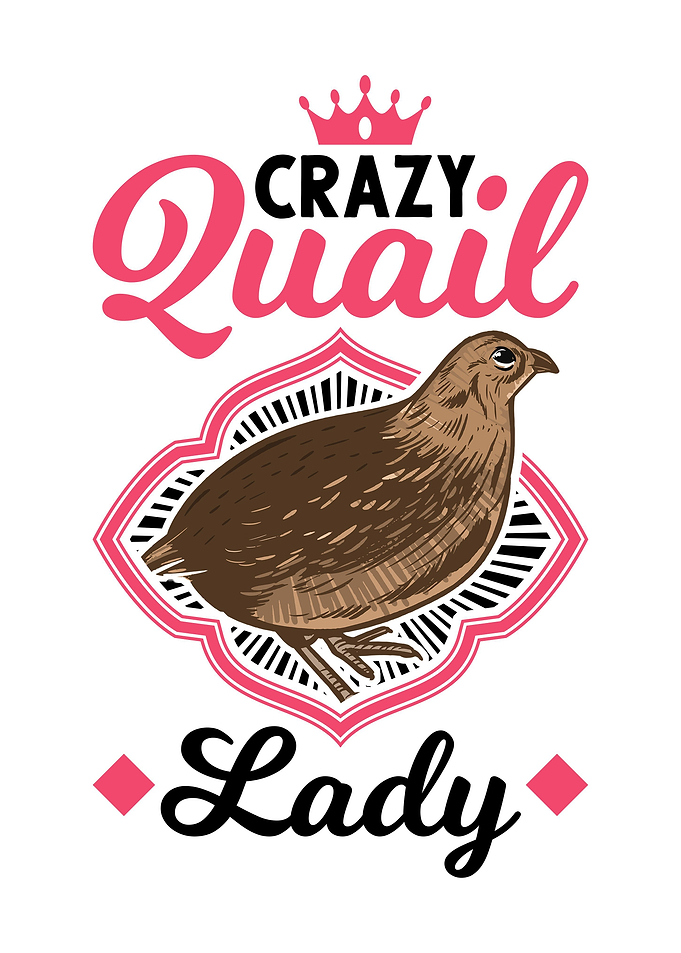 Crazy Quail Lady Girl Gift