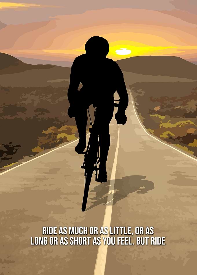 Cycling Wall Art Decor