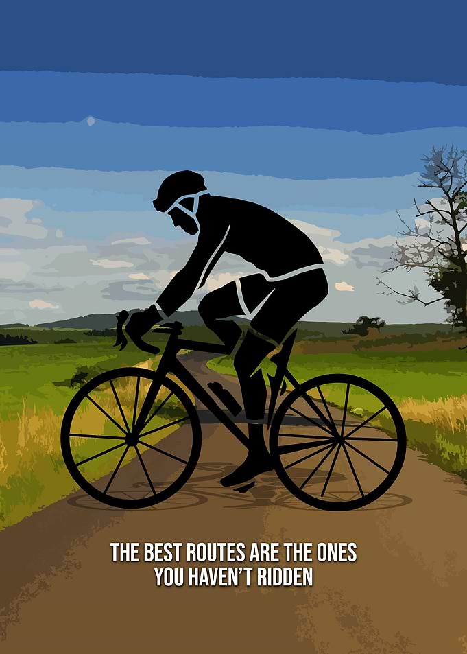 Cycling Wall Art Decor