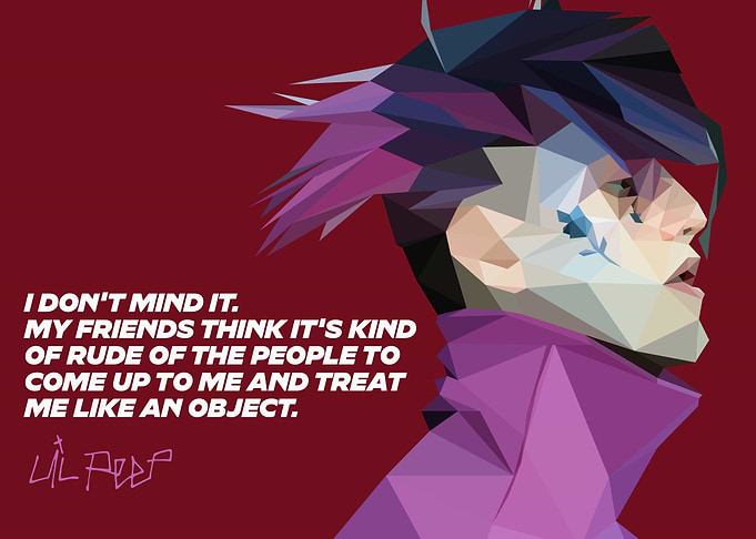 Quote Lil Peep FanArt