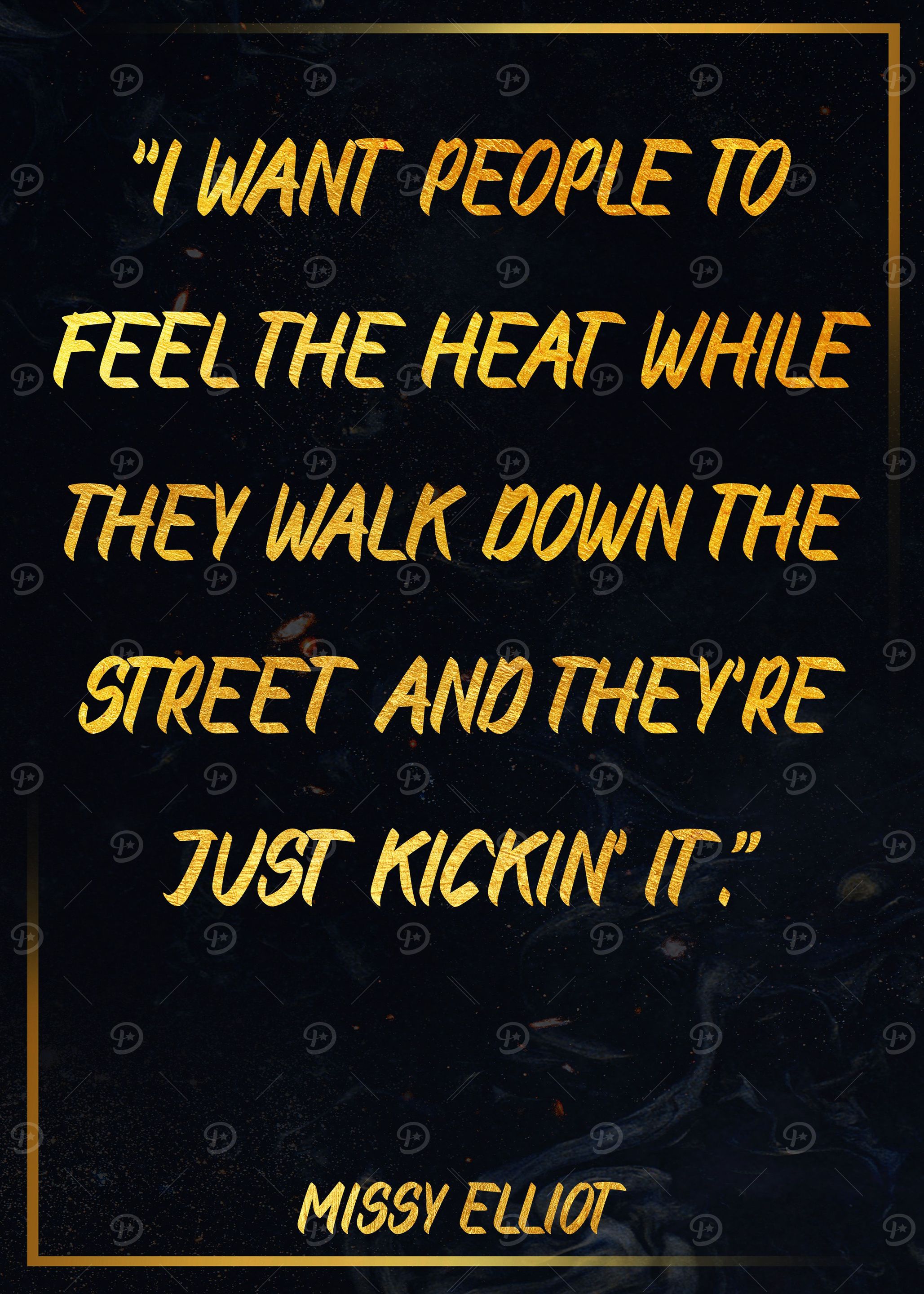 Missy Elliot Metal Art
