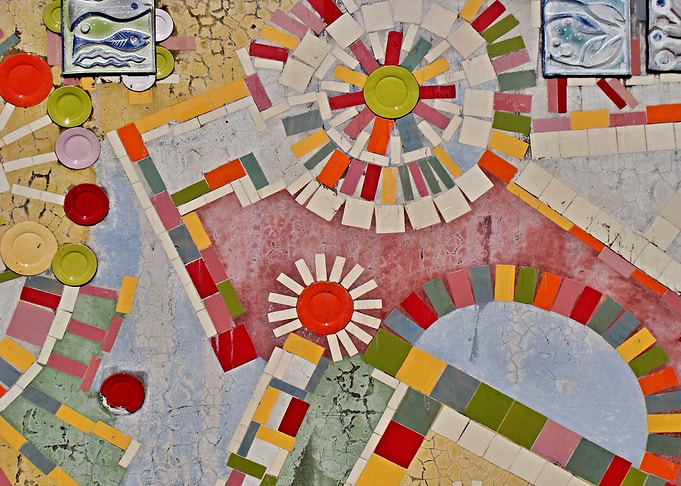 Colorful tile facade 02