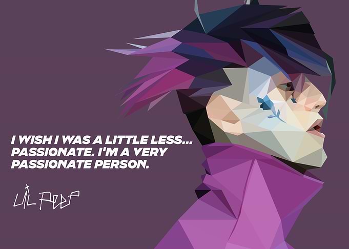 Lowpoly Lil Peep FanArt