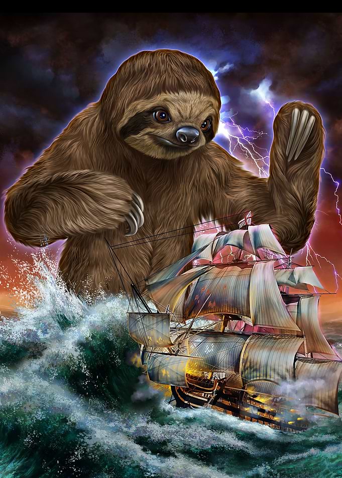 Monster Titan Sloth Kraken
