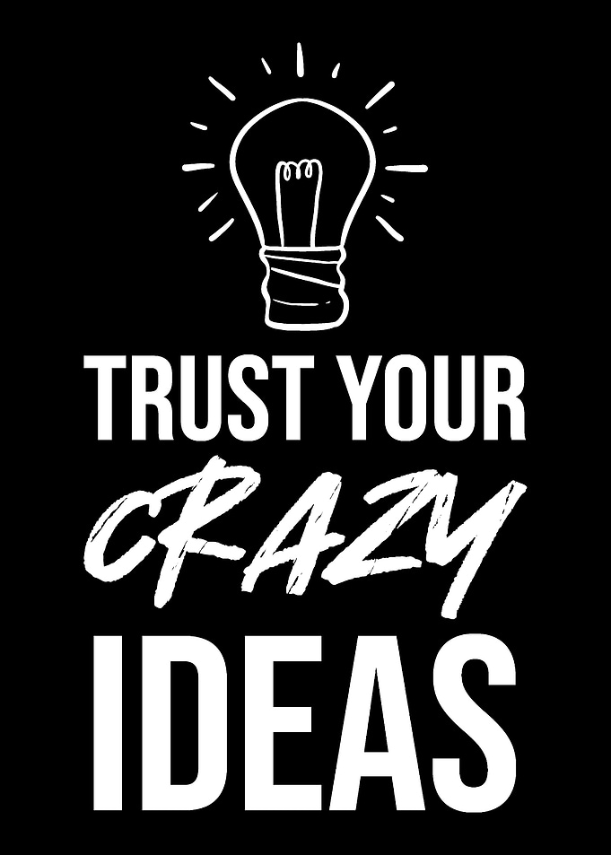 Trust Crazy Ideas Business